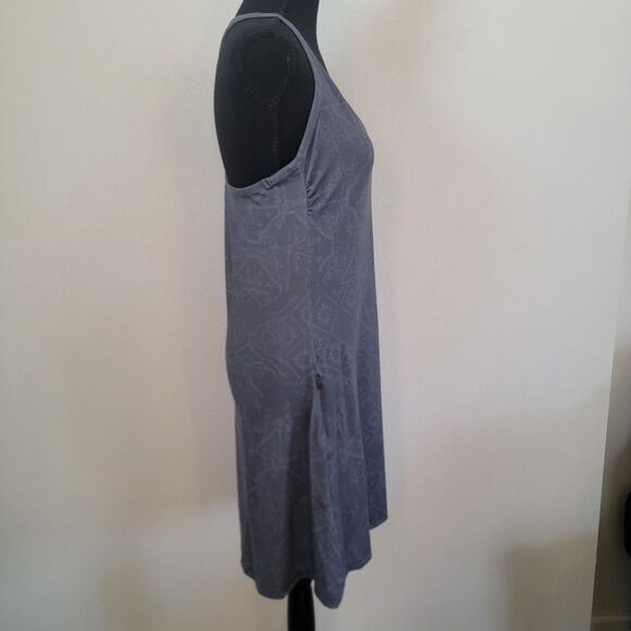 Prana Gray Dress Sz Medium Athletic Gorp Granola Shelf‎ Bra Racerback Round Neck - Picture 3 of 12